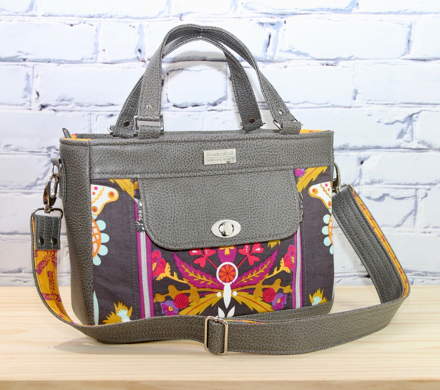 The Stonecrop Organizer Satchel - PDF Sewing Pattern