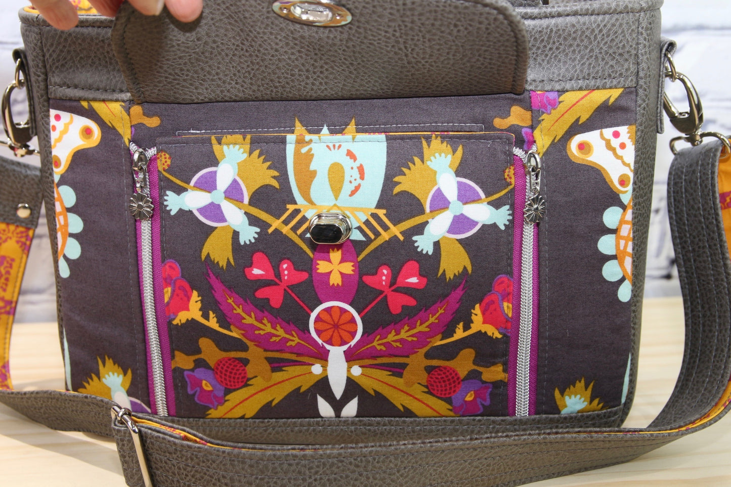 The Stonecrop Organizer Satchel - PDF Sewing Pattern