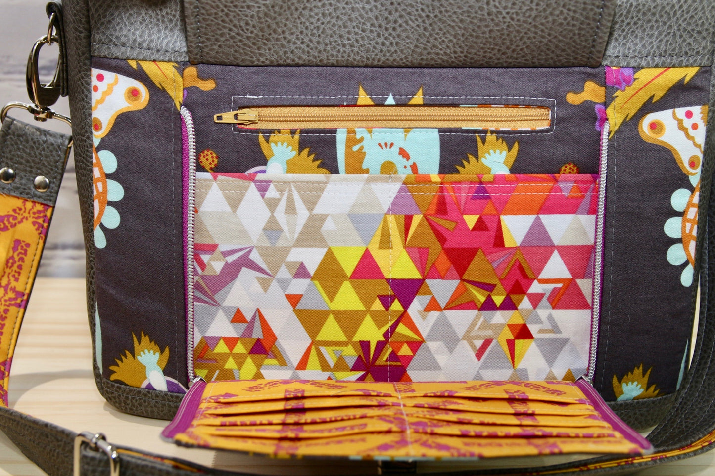 The Stonecrop Organizer Satchel - PDF Sewing Pattern