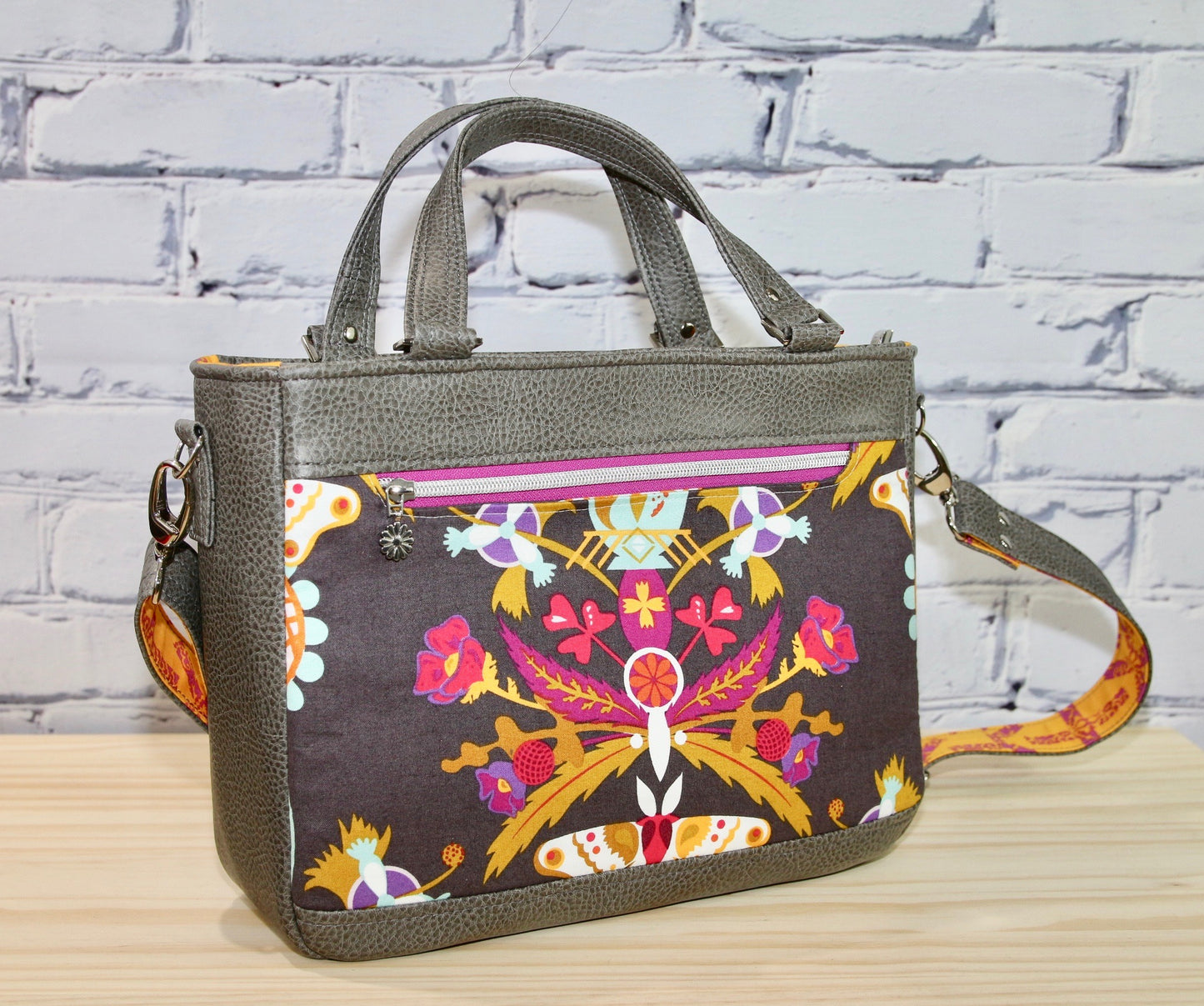 The Stonecrop Organizer Satchel - PDF Sewing Pattern