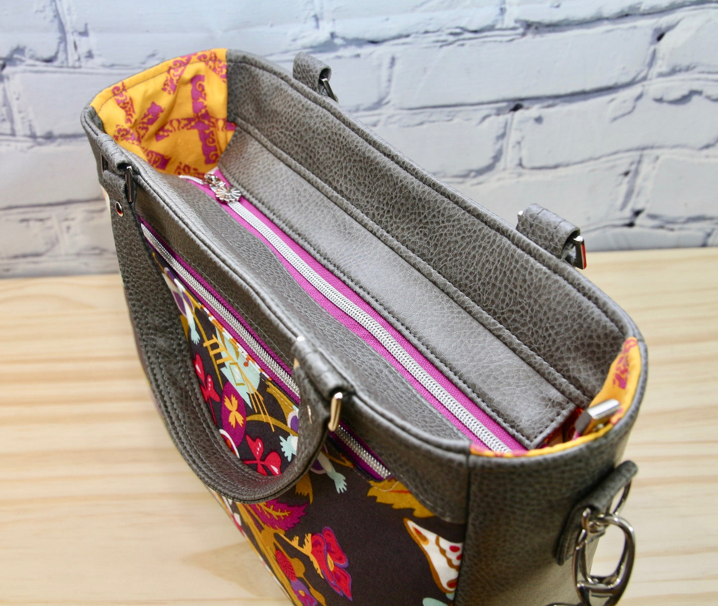 The Stonecrop Organizer Satchel - PDF Sewing Pattern