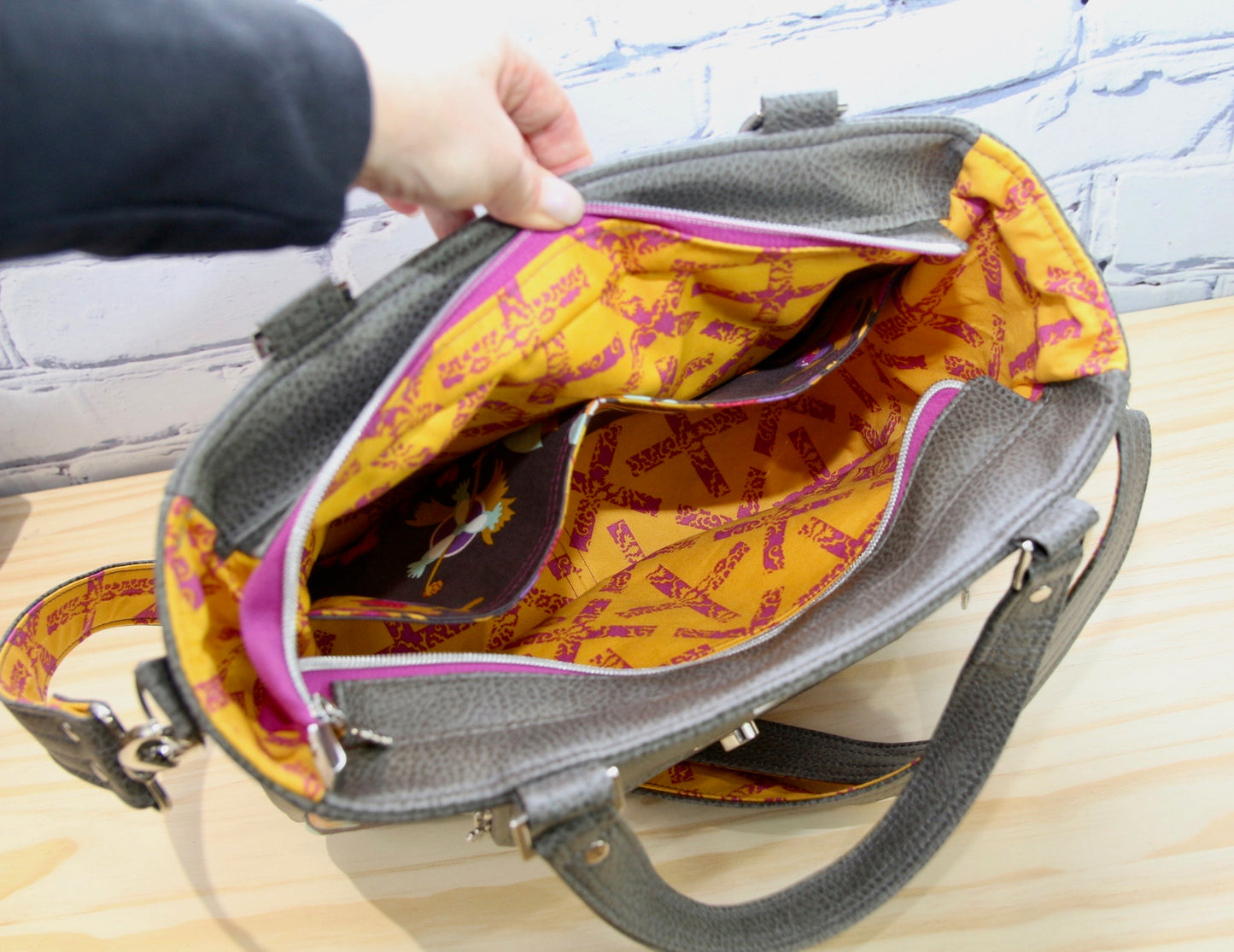 The Stonecrop Organizer Satchel - PDF Sewing Pattern