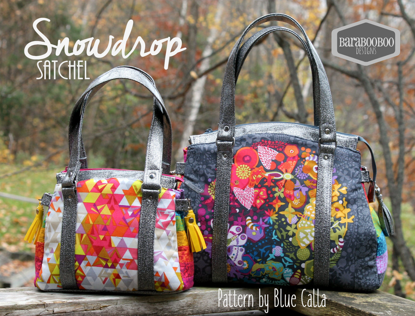 The Snowdrop Satchel in 2 sizes - PDF Sewing Pattern