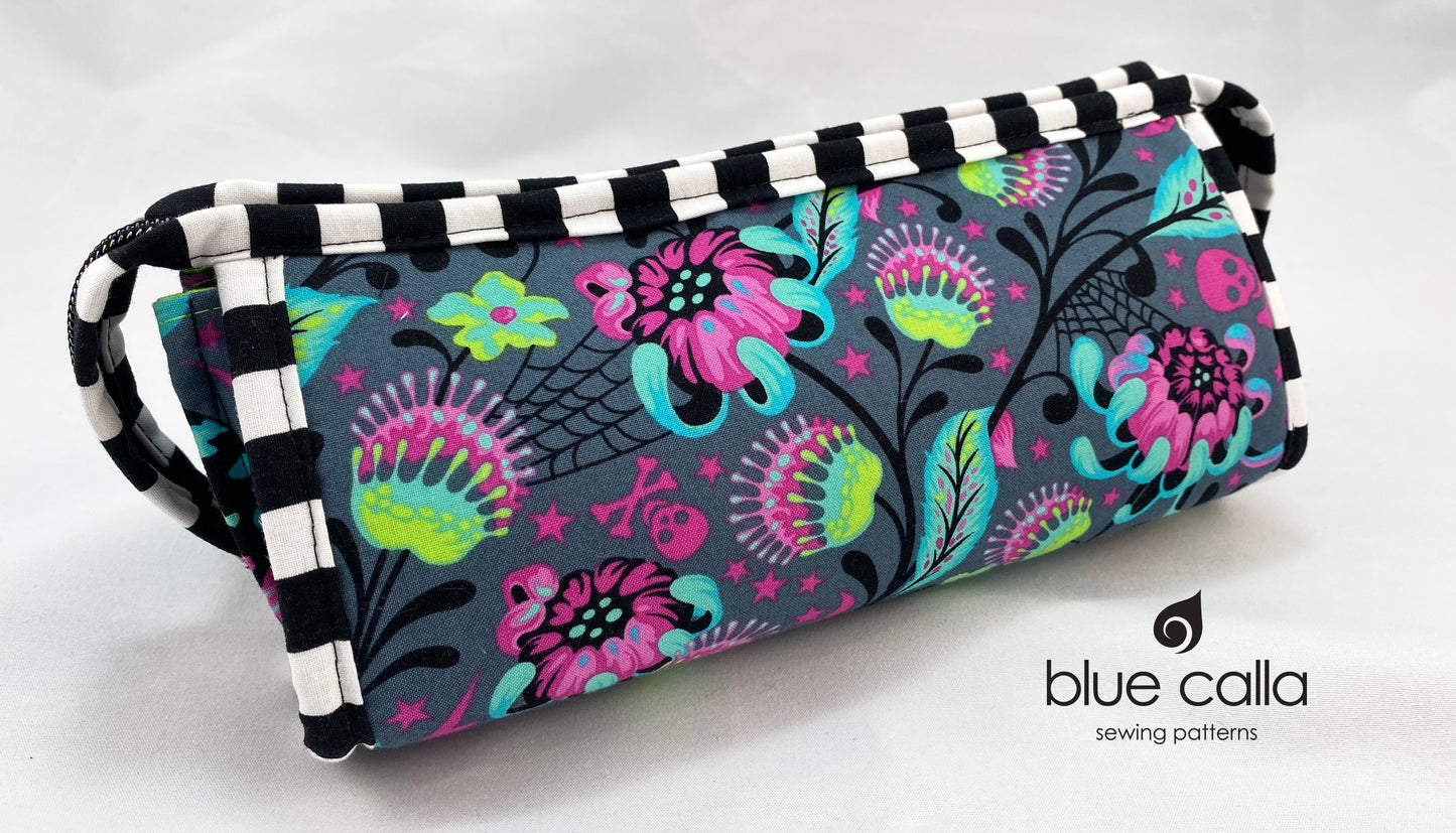 Sew Together Bag - handmade organizer bag in Tula Pink De La Luna