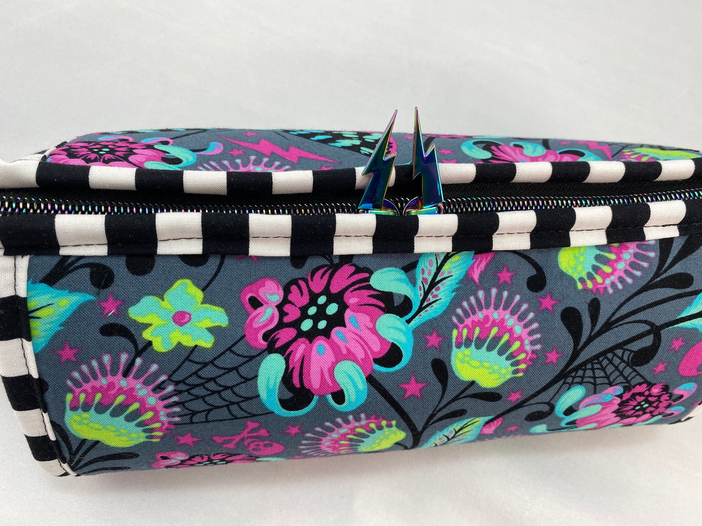 Sew Together Bag - handmade organizer bag in Tula Pink De La Luna