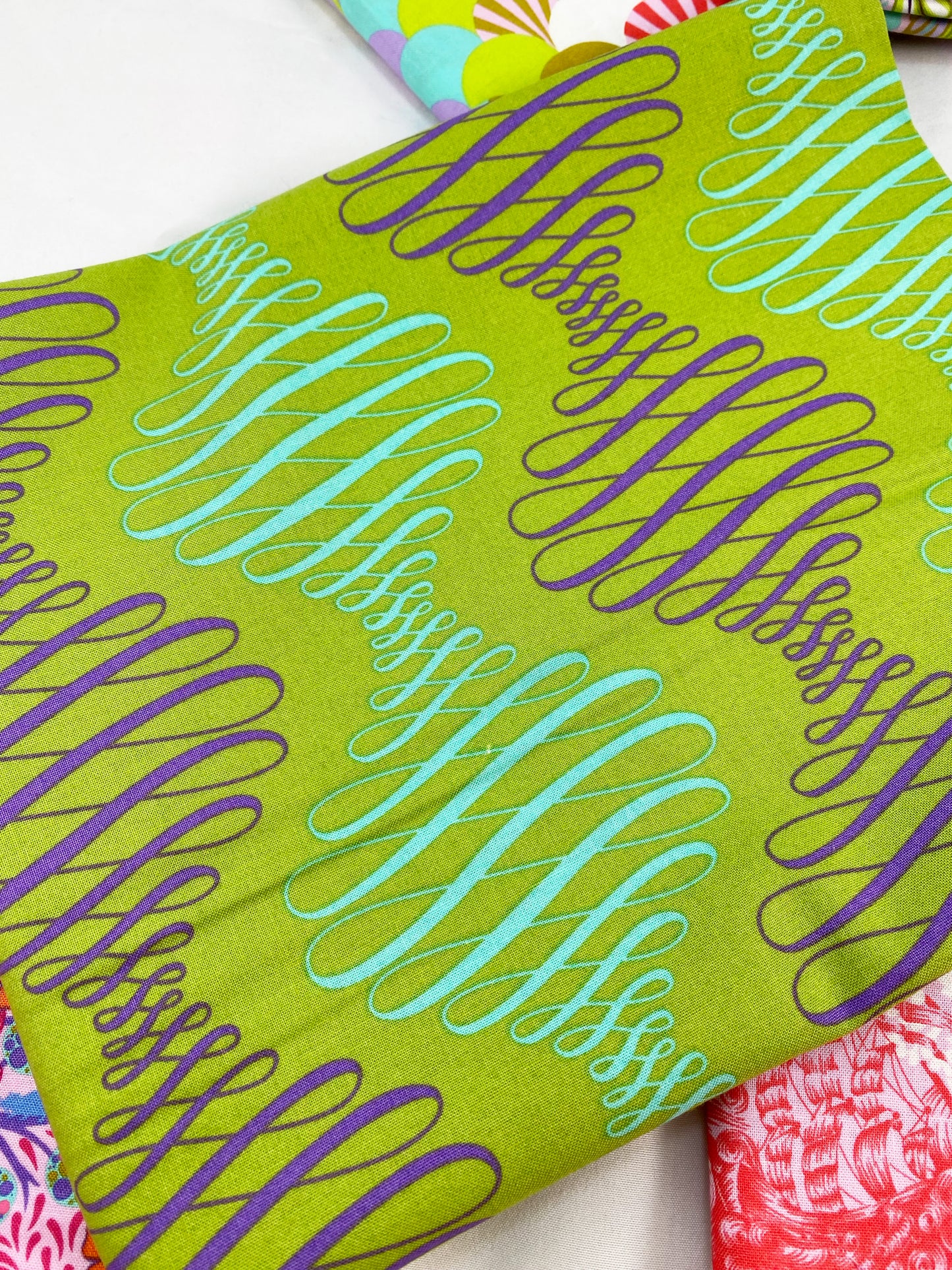 Parisville Deja Vu - Tula Pink - Spencer Stripe in Pistachio