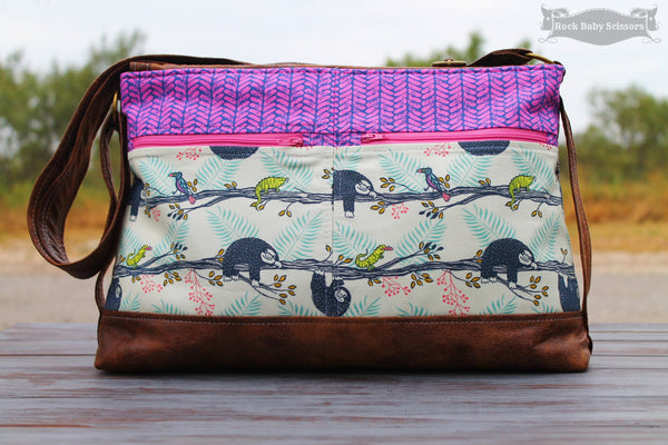 The Tansy Zippered Tote - PDF Sewing Pattern