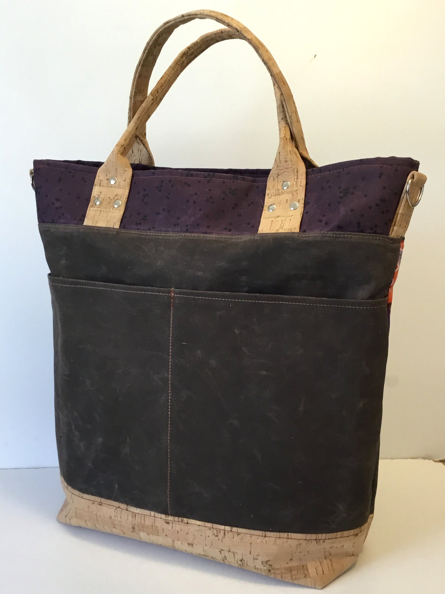 The Waterlily Waxed Canvas Tote (2 versions) - PDF Sewing pattern
