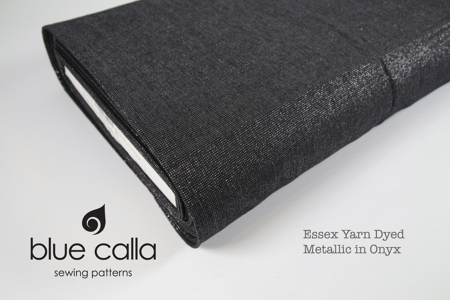 Essex Yarn Dyed Metallic in Onyx