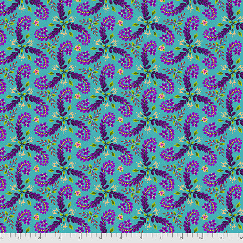 MagiCountry by Odile Bailleul - Fronds in Turquoise