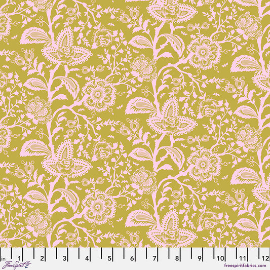 Parisville Deja Vu - Tula Pink - French Lace in Hazelnut