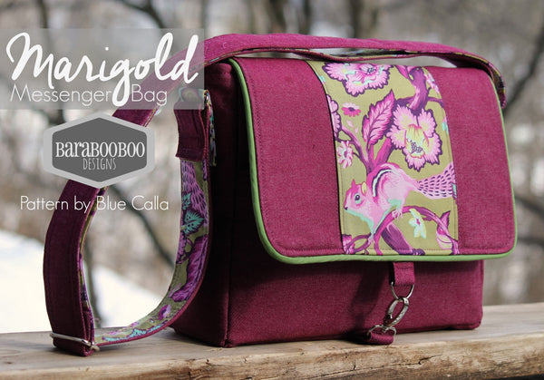 The Marigold iPad Messenger Bag - PDF Sewing Pattern