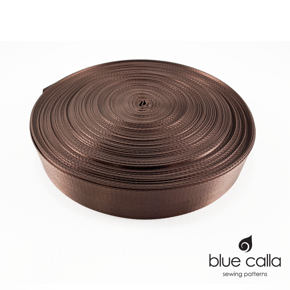 Seat Belt Webbing - CHOCOLATE