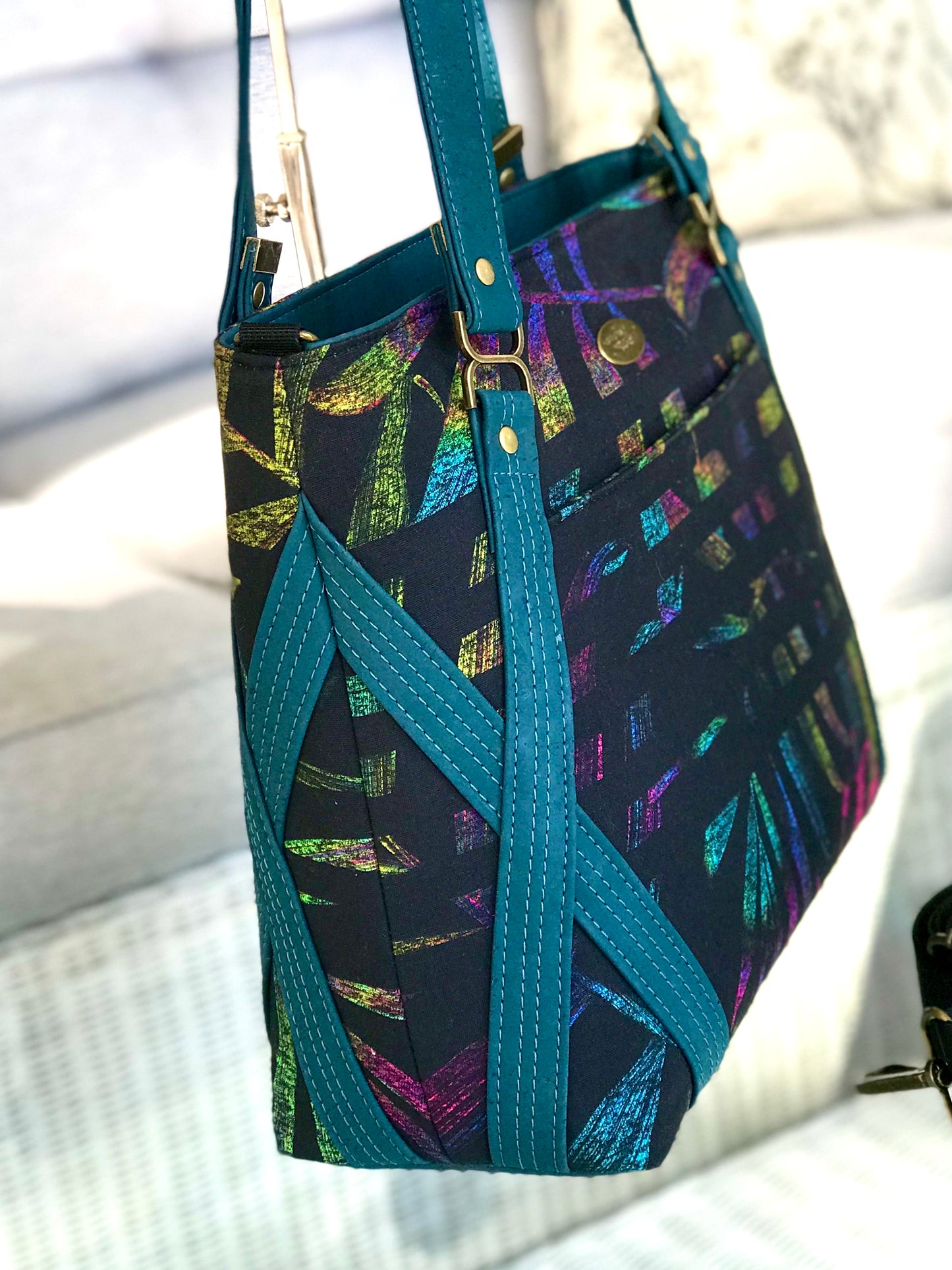 Passion Flower Tote - PDF Sewing pattern