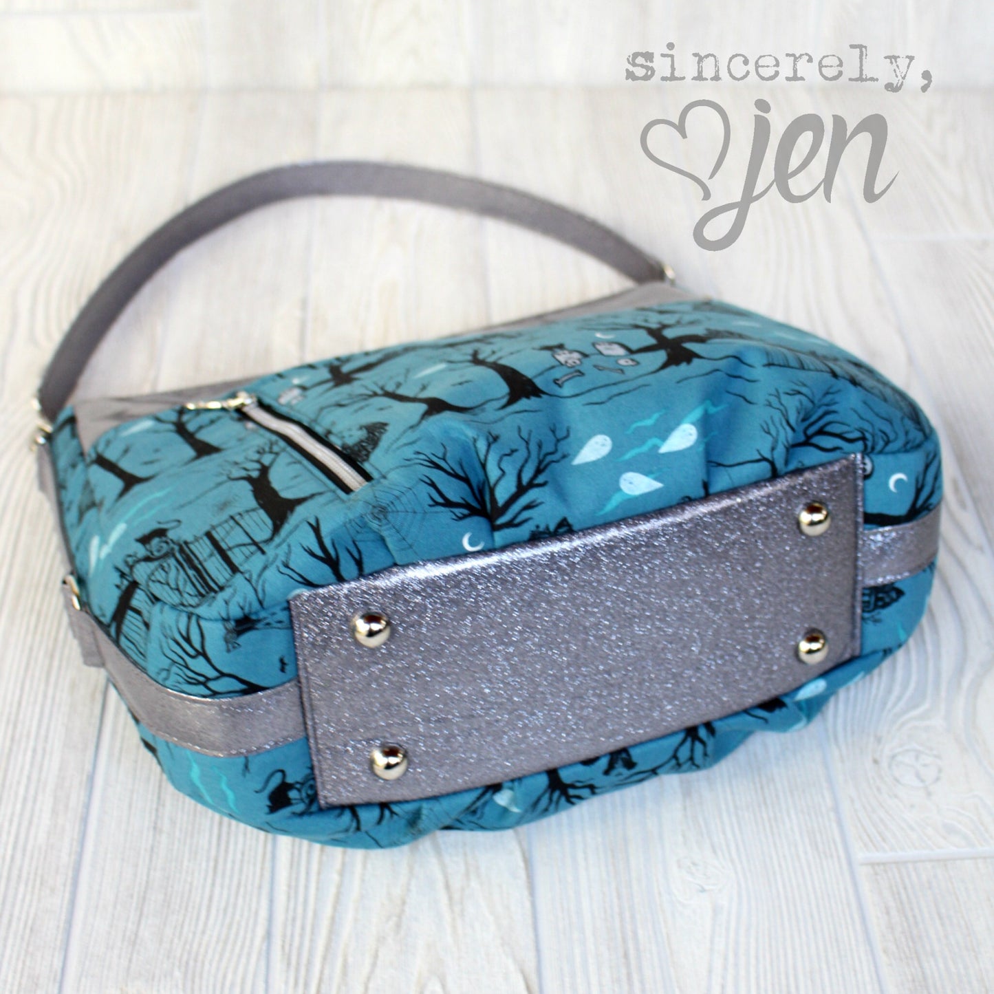 The Hollyhock Hobo Bag in 2 styles - PDF Sewing Pattern