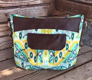 The Hollyhock Hobo Bag in 2 styles - PDF Sewing Pattern