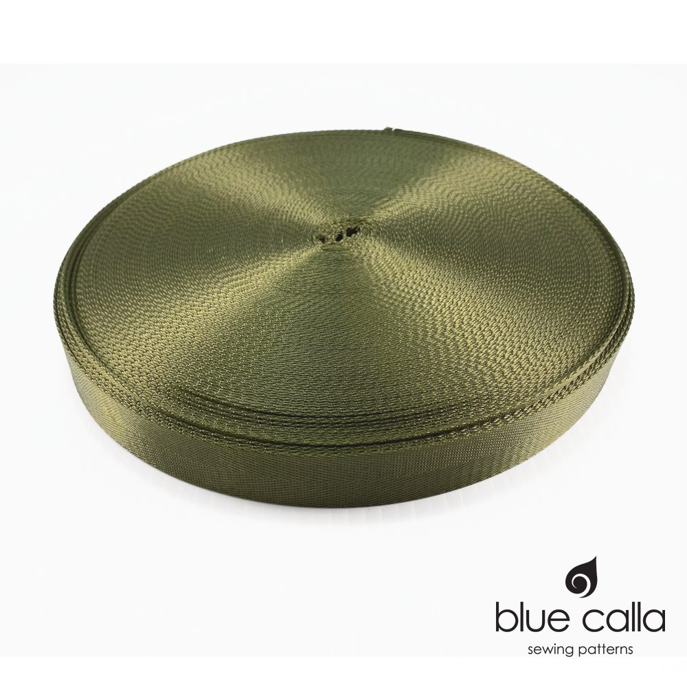 Seat Belt Webbing - OLIVE