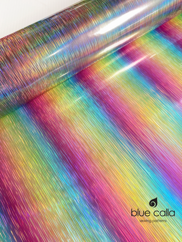 CLEARANCE Printed Vinyl (16 gauge) - Rainbow Sorbet gradient