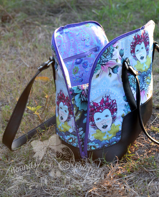 Tutorial: Using 2 zippers for your Boronia Bowler bag