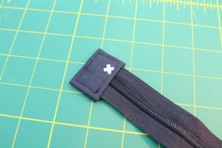 Adding a fabric zipper casing to your zipper