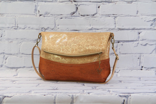 Cork it Up : Freesia foldover bag