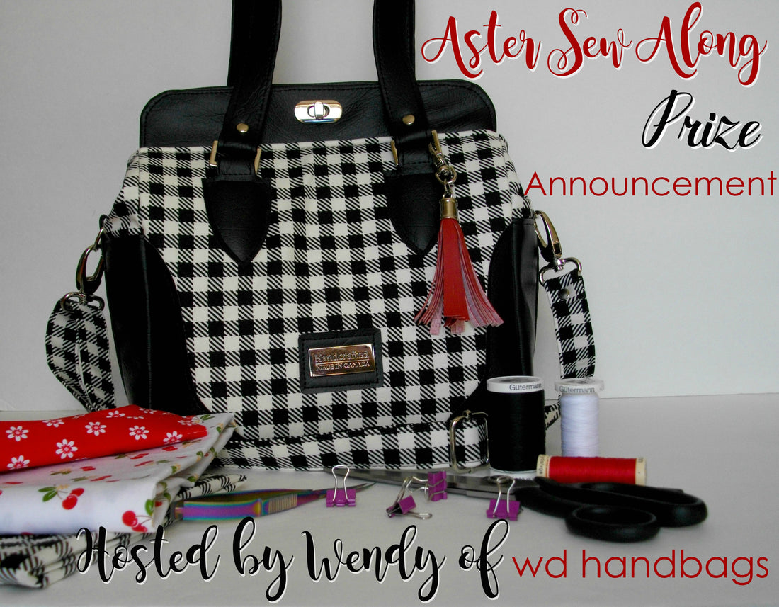 Aster Handbag Sew Along Prize Announcement!