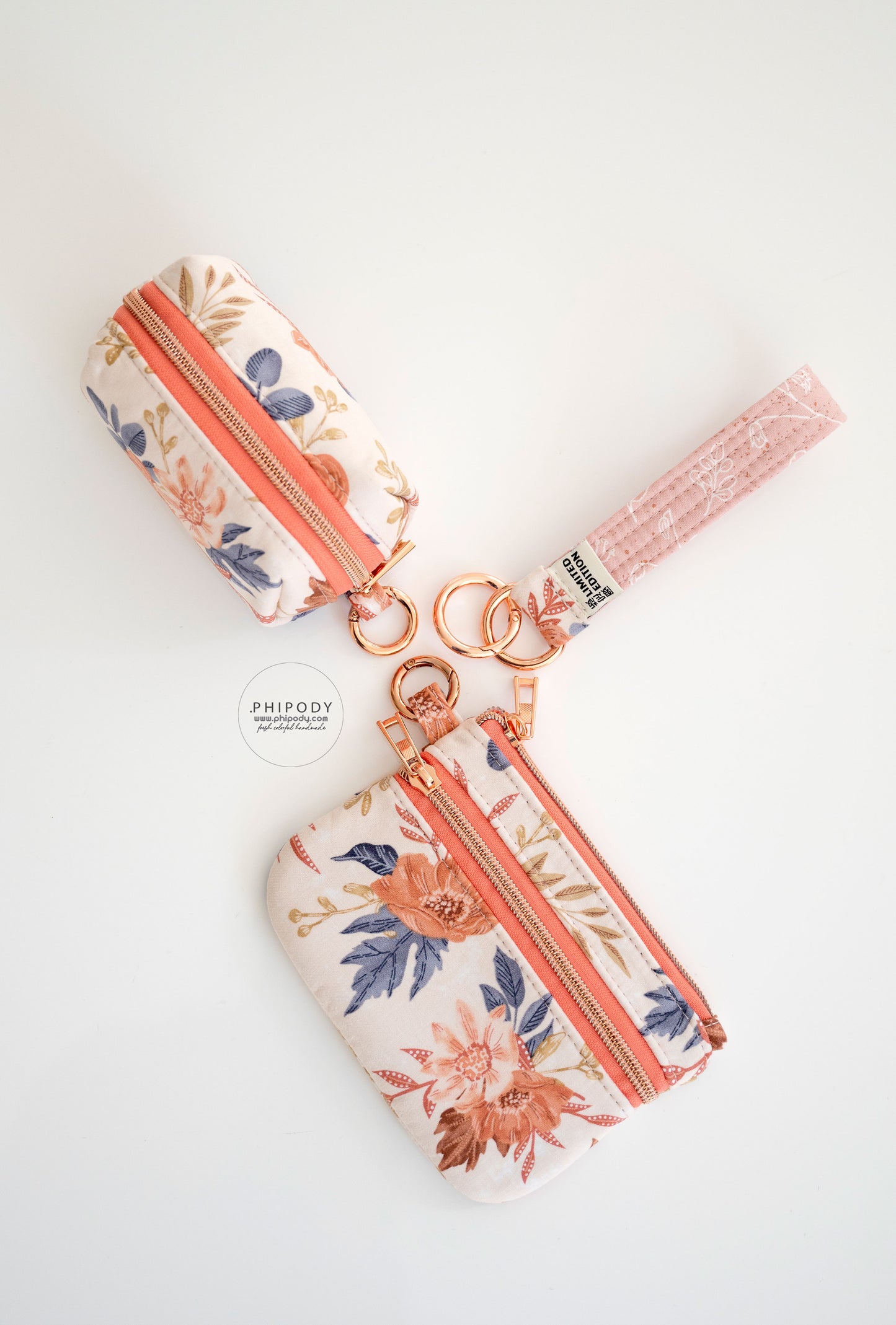 The Tulip Duo Pouch Wristlet - PDF Sewing Pattern