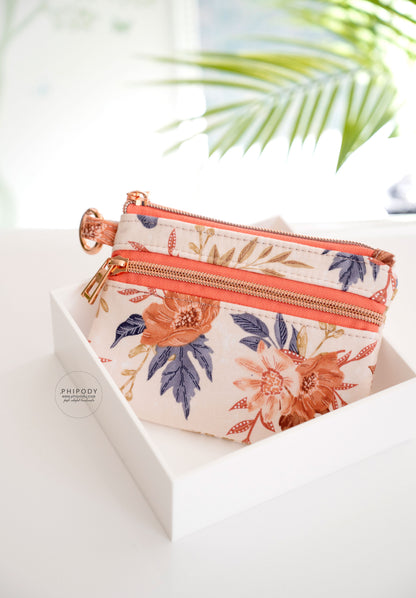 The Tulip Duo Pouch Wristlet - PDF Sewing Pattern