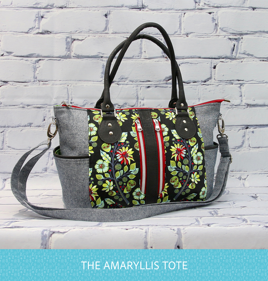 The Amaryllis Tote - PDF sewing pattern