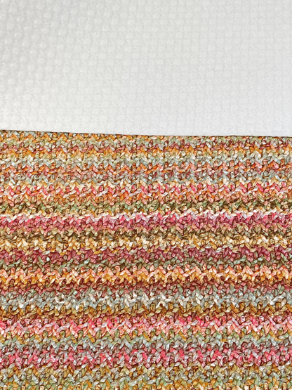 CROCHET Faux Leather - Autumn Rainbow