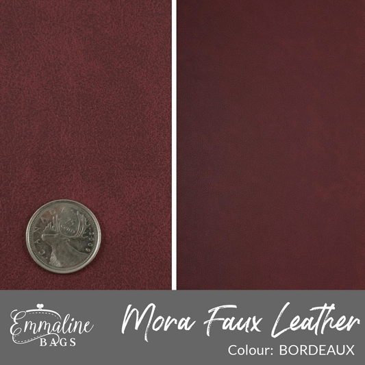 MORA Faux Leather - Bordeaux
