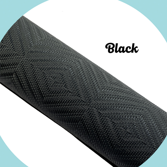 DIAMOND Faux Leather - Black