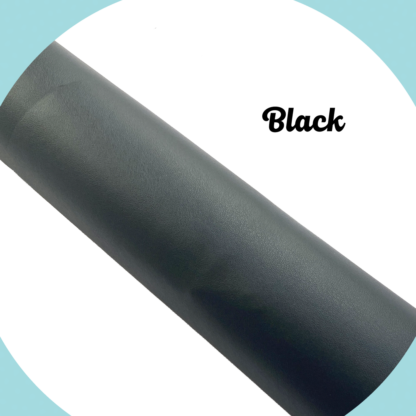 SOLID Faux Leather - Black