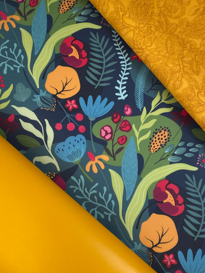Printed Waterproof Canvas - Boho Floral