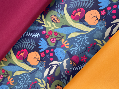 Printed Waterproof Canvas - Boho Floral