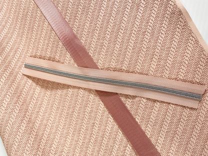 KNIT Faux Leather - Champagne