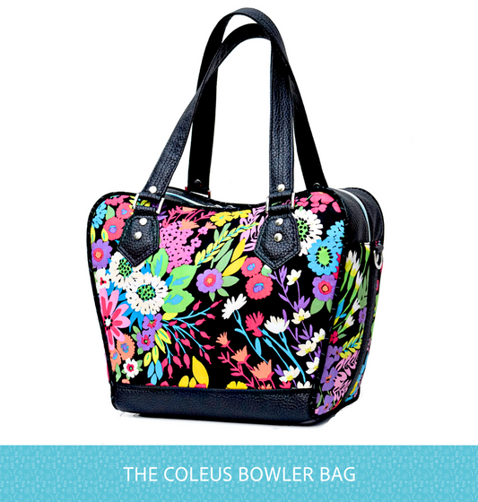 Coleus Bowler Bag - PDF sewing pattern