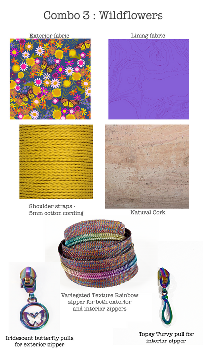 Bloom Box - Begonia Drawstring Backpack 2.0 Sewing Kit