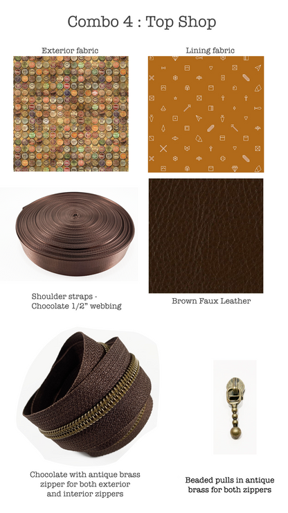 Bloom Box - Begonia Drawstring Backpack 2.0 Sewing Kit