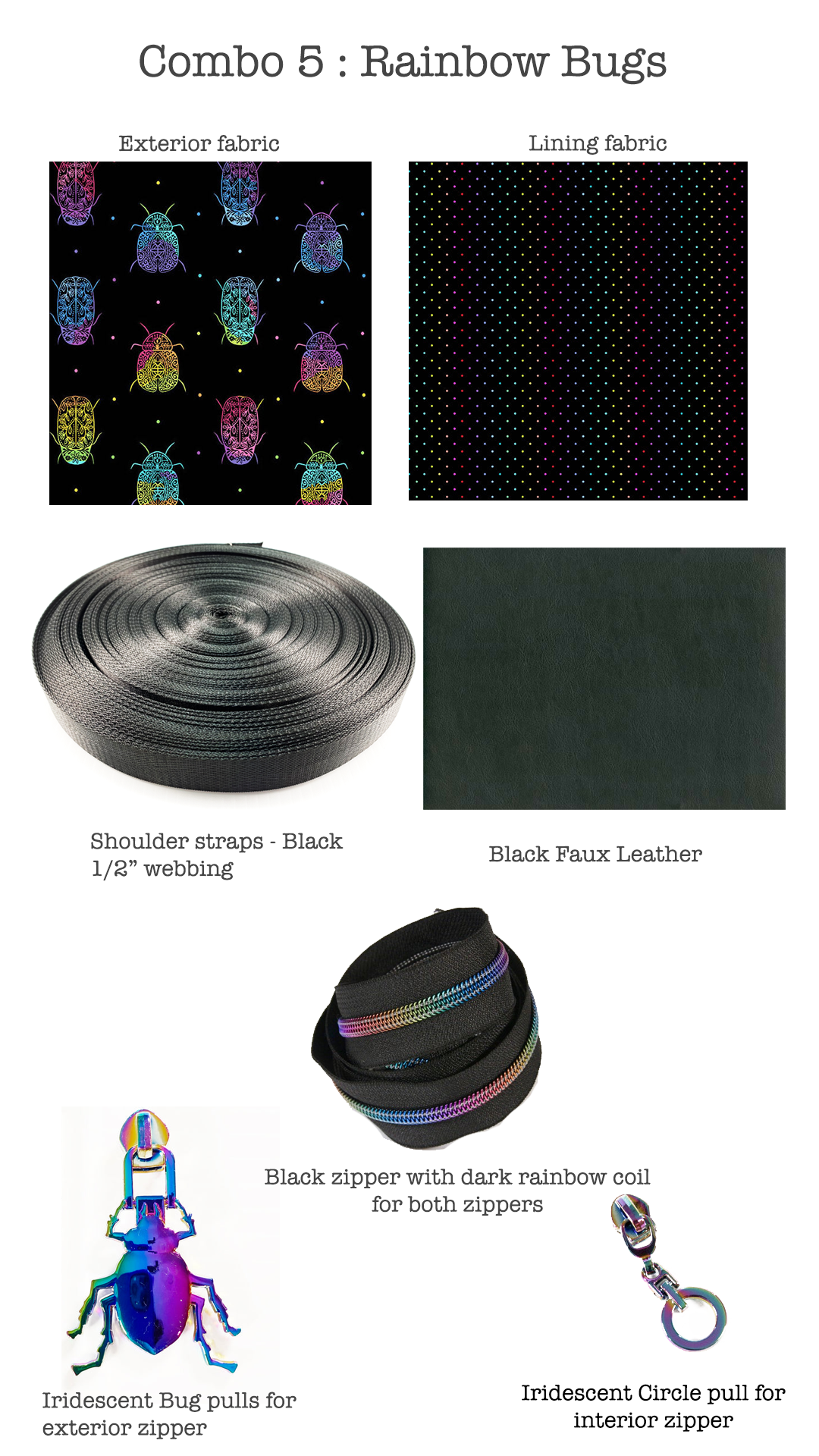 Bloom Box - Begonia Drawstring Backpack 2.0 Sewing Kit