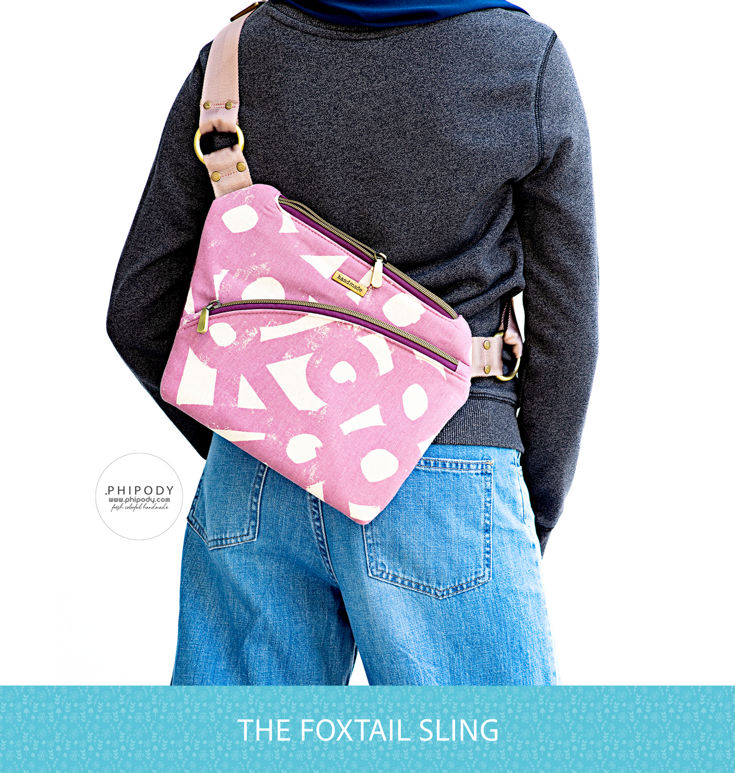 Foxtail Cross Body Sling - PDF Sewing Pattern