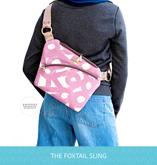 Foxtail Cross Body Sling - PDF Sewing Pattern