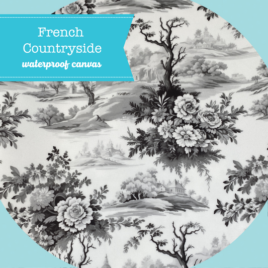 Printed Waterproof Canvas - French Countryside