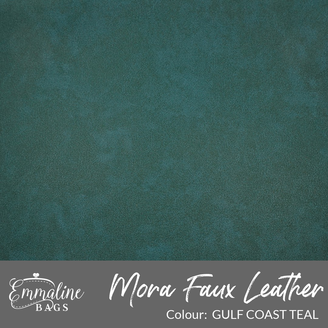 MORA Faux Leather - Gulf Coast Teal