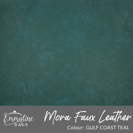 MORA Faux Leather - Gulf Coast Teal