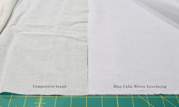 Fusible woven interfacing - medium weight - SOFT, EASY FUSE