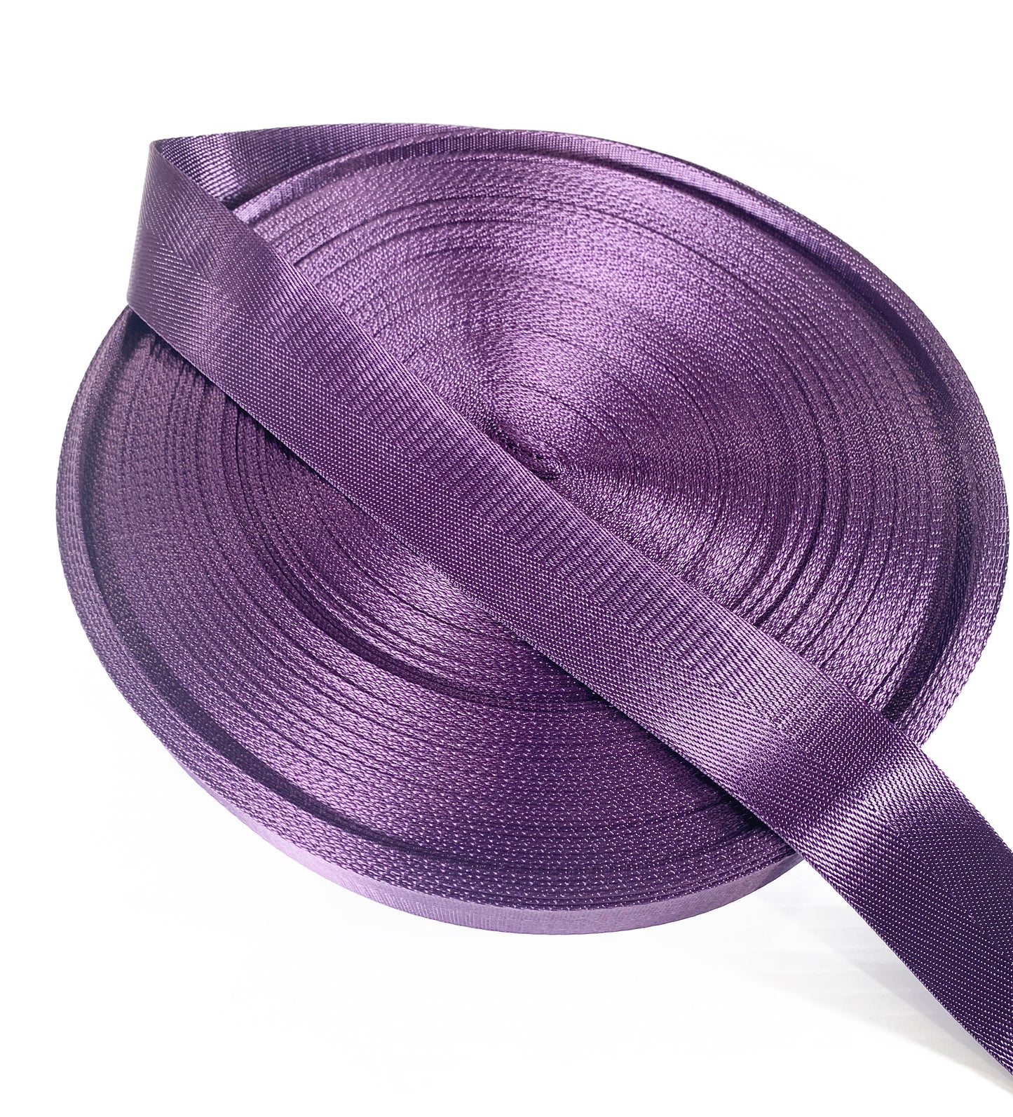 Seat Belt Webbing - Aubergine