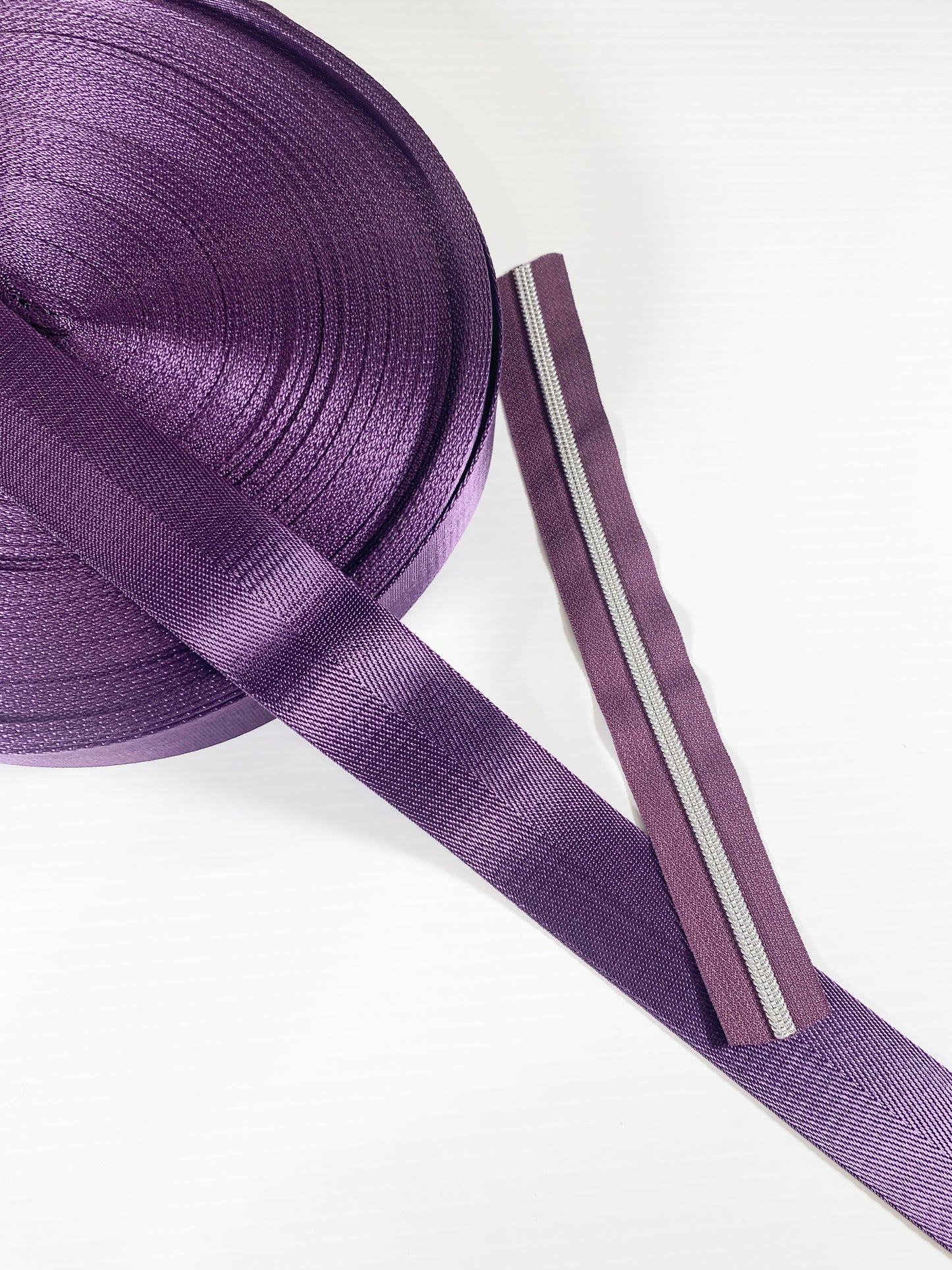 Seat Belt Webbing - Aubergine