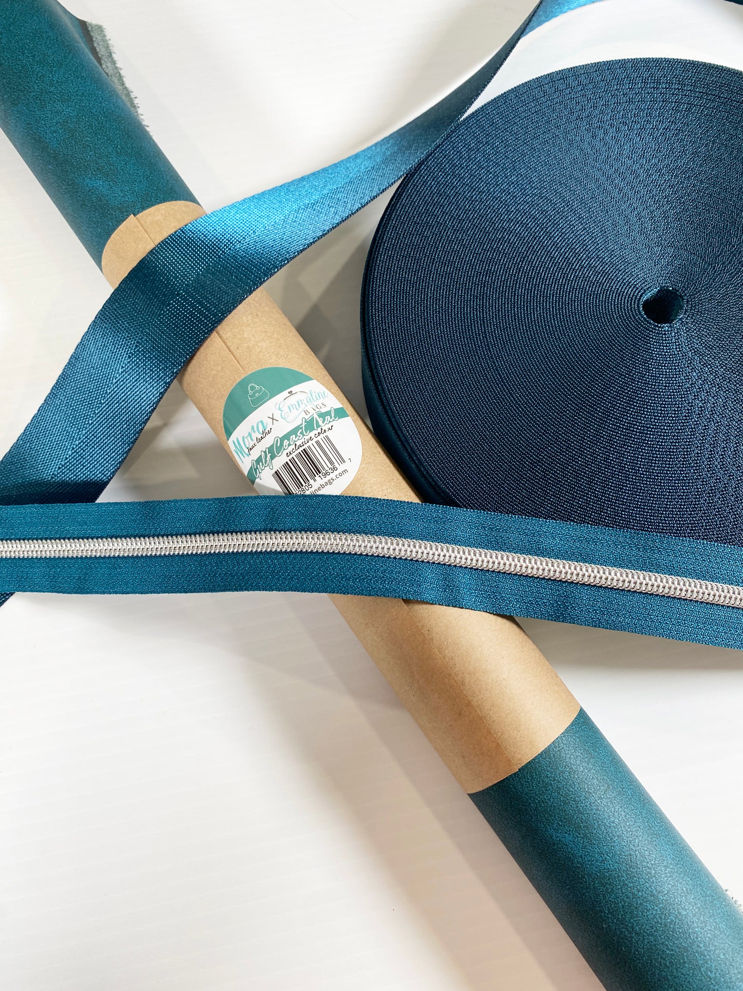 MORA Faux Leather - Gulf Coast Teal