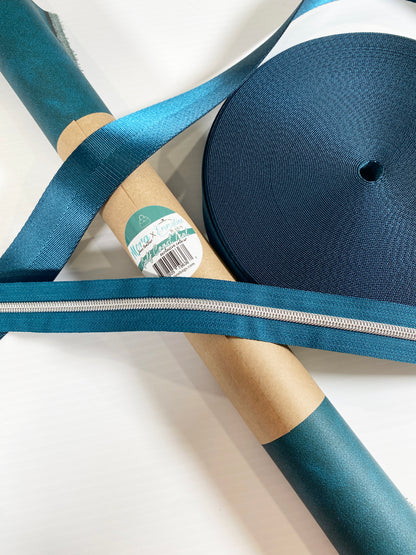 MORA Faux Leather - Gulf Coast Teal